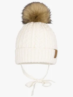 Børn Lindberg Uldtøj|Vintertøj-Sunne Hue Uldmix, Offwhite