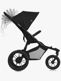 Lionelo Aktivitetsvogne-Azura Løbevogn, Black Onyx