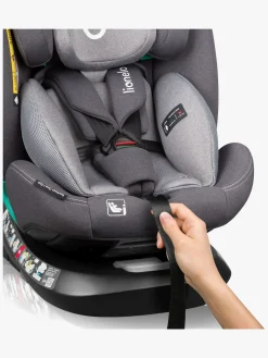 Lionelo Autostole 15-36 Kg-Bastiaan One I-size Autostol, Grey Stone