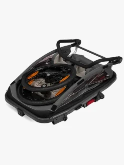 Lionelo Aktivitetsvogne-Cama Cykelanhænger, Grey Graphite