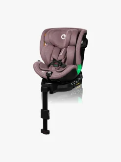 Autostole 9-36 Kg|Lionelo Harmony i-Size Autostol, Pink Mauve Bamboo Lyserød