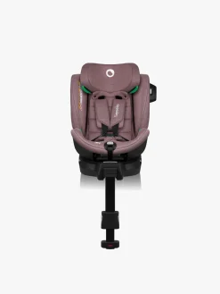 Autostole 9-36 Kg|Lionelo Harmony i-Size Autostol, Pink Mauve Bamboo Lyserød