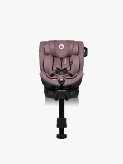 Autostole 9-36 Kg|Lionelo Harmony i-Size Autostol, Pink Mauve Bamboo Lyserød