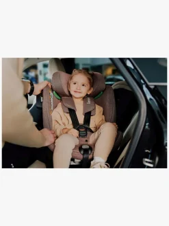 Autostole 9-36 Kg|Lionelo Harmony i-Size Autostol, Pink Mauve Bamboo Lyserød