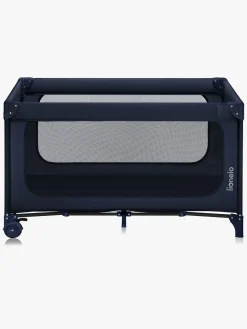 Børnesenge & Tilbehør|Lionelo JASMIN EASY FOLD Weekendseng, Blue Navy Blå