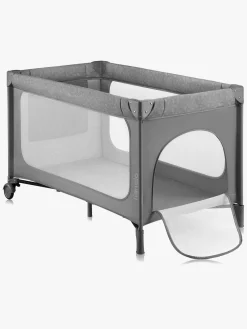 Børn Lionelo Børnesenge & Tilbehør-JASMIN EASY FOLD Weekendseng, Grey Stone