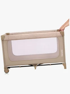 Børn Lionelo Børnesenge & Tilbehør-JASMIN EASY FOLD Weekendseng, Sand