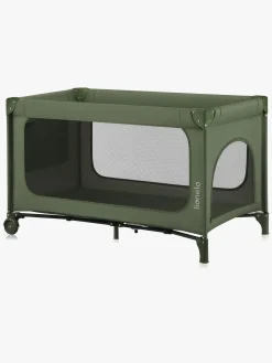 Børn Lionelo Børnesenge & Tilbehør-JASMIN EASY FOLD Weekendseng, Green Olive