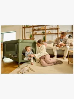 Børn Lionelo Børnesenge & Tilbehør-JASMIN EASY FOLD Weekendseng, Green Olive