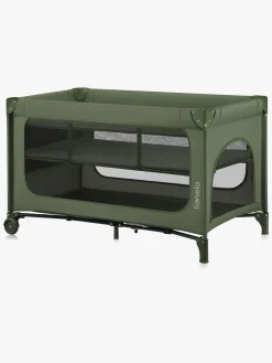 Børn Lionelo Børnesenge & Tilbehør-JASMIN EASY FOLD Weekendseng, Green Olive