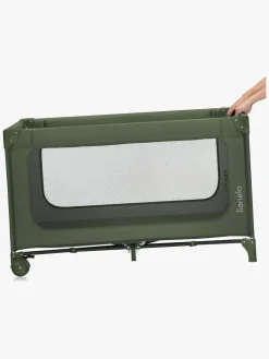 Børn Lionelo Børnesenge & Tilbehør-JASMIN EASY FOLD Weekendseng, Green Olive