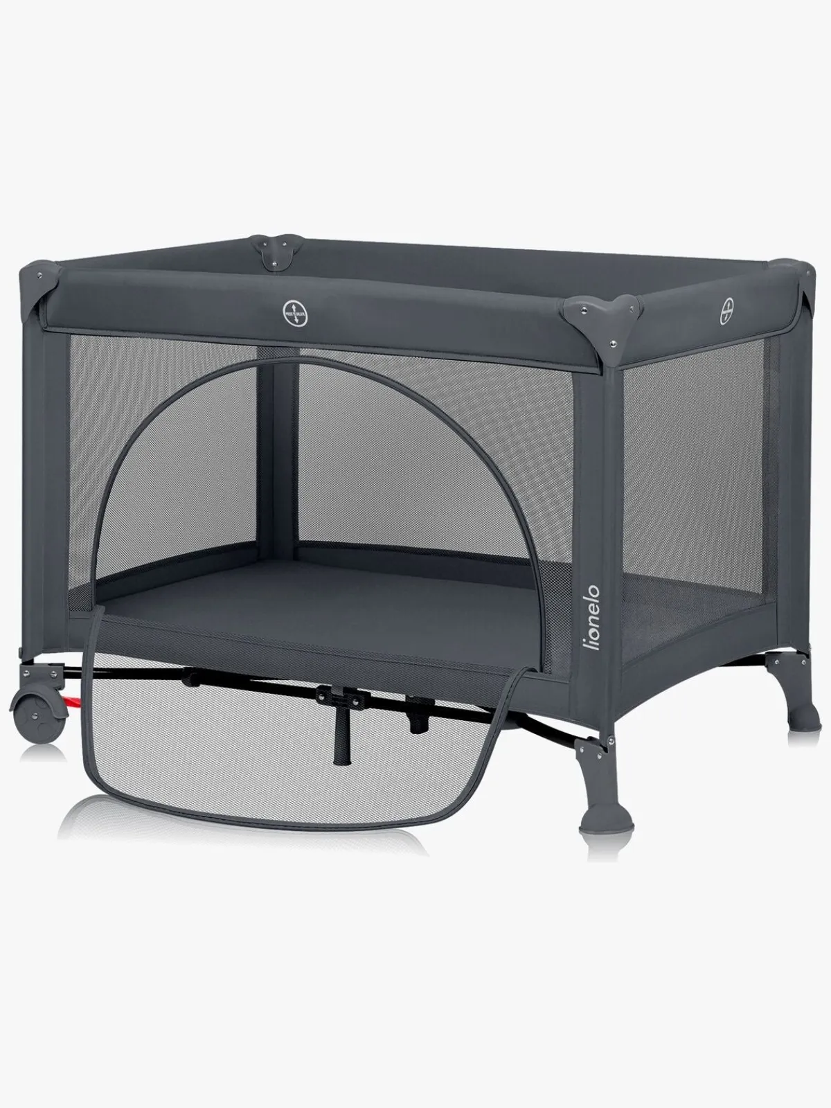 Børn Lionelo Børnesenge & Tilbehør-LAURA Weekendseng, Grey Concrete