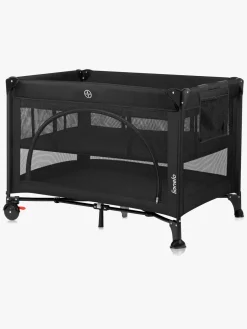 Børnesenge & Tilbehør|Lionelo LAURA Weekendseng, Black Carbon Sort