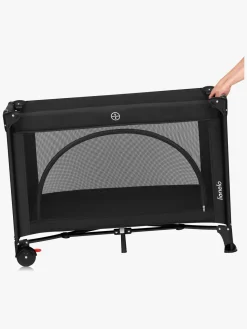 Børnesenge & Tilbehør|Lionelo LAURA Weekendseng, Black Carbon Sort