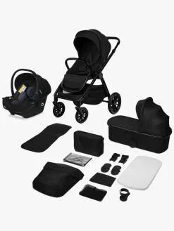 Duo- & Kombivogne|Lionelo Layla 3-in-1 Kombivogn, Black Onyx