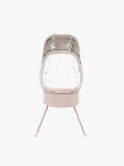 Børnesenge & Tilbehør|Lionelo Malin Evo Bedside Crib, Beige Natural
