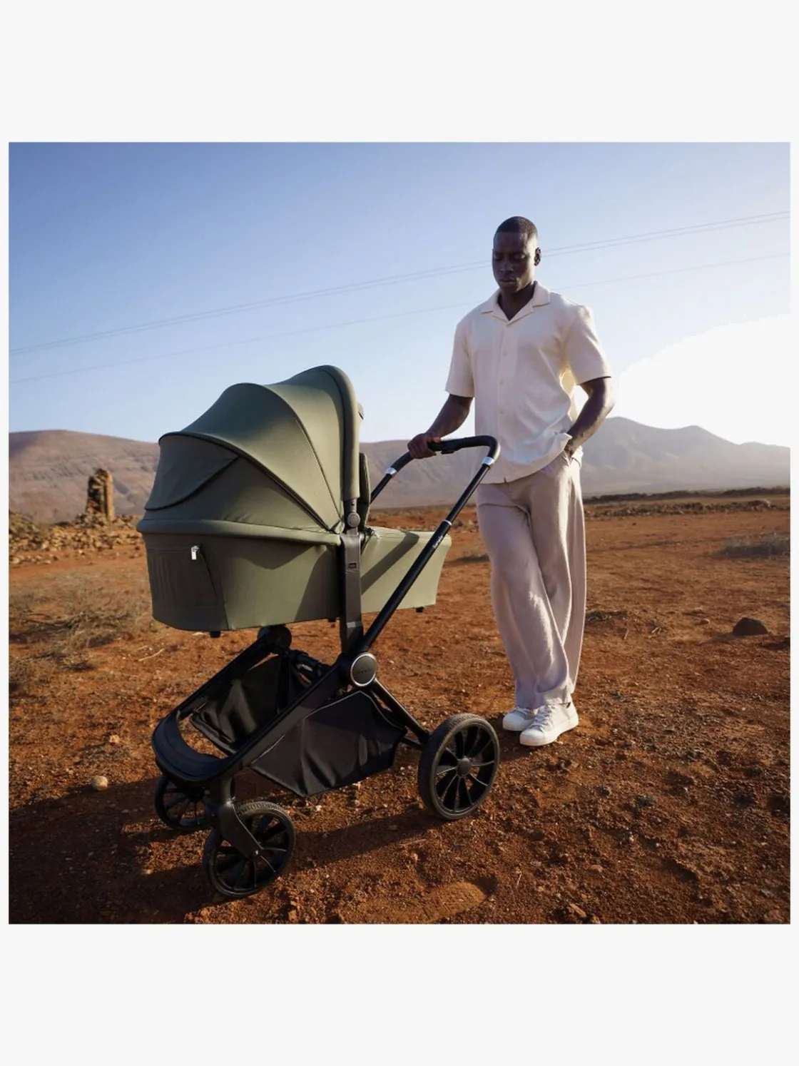 Duo- & Kombivogne|Lionelo MIKA Plus 2-in-1 Duovogn, Green Olive Grøn