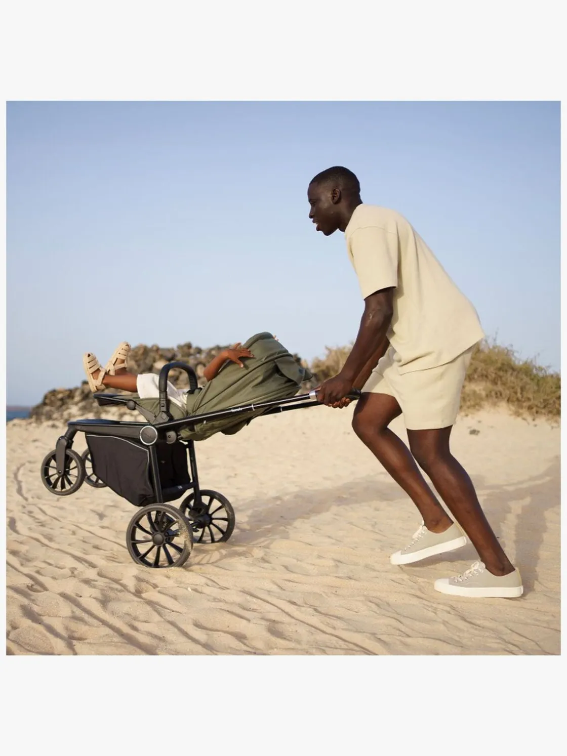 Duo- & Kombivogne|Lionelo MIKA Plus 2-in-1 Duovogn, Green Olive Grøn