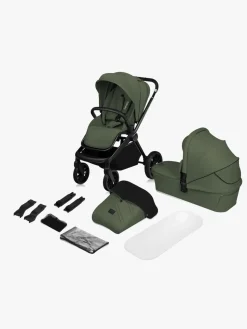 Duo- & Kombivogne|Lionelo MIKA Plus 2-in-1 Duovogn, Green Olive Grøn
