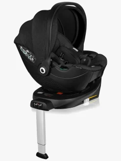 Lionelo Autostole 0-13 Kg-Moxie i-Size Autostol Baby inkl. Base, Black Carbon