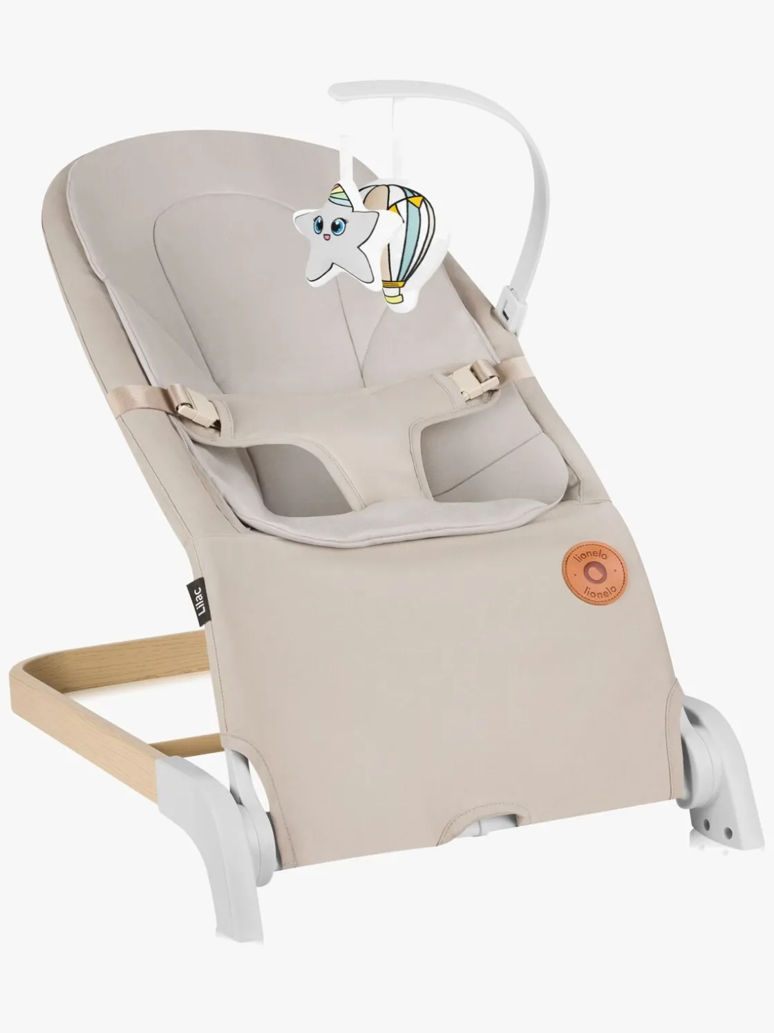 Skråstole & Babygynger|Lionelo Skråstol LILAC, Beige Sand