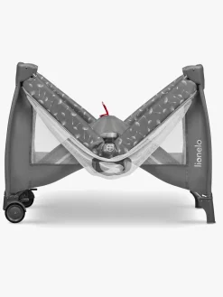 Børnesenge & Tilbehør|Lionelo STEFI PLUS Weekendseng, Grey White Grå/Hvid