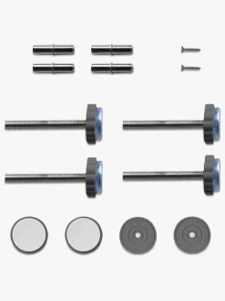 Sikkerhed|Lionelo Truus Slim Sikkerhedsgitter, Grey Graphite/Natural Grå/Beige