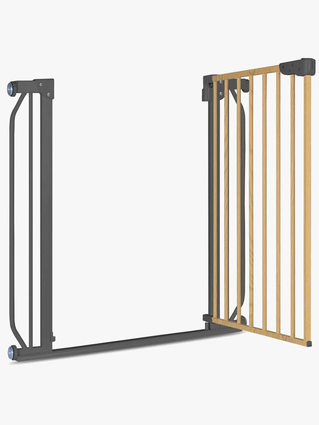 Sikkerhed|Lionelo Truus Slim Sikkerhedsgitter, Grey Graphite/Natural Grå/Beige