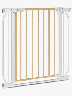 Sikkerhed|Lionelo Truus Slim Sikkerhedsgitter, White/Natural Hvid/Beige
