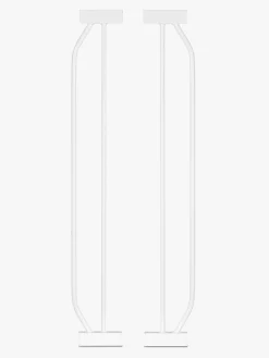 Sikkerhed|Lionelo Truus Slim Sikkerhedsgitter, White/Natural Hvid/Beige