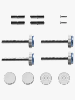 Sikkerhed|Lionelo Truus Slim Sikkerhedsgitter, White/Natural Hvid/Beige