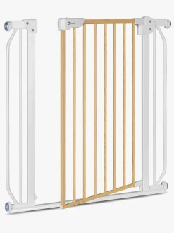 Sikkerhed|Lionelo Truus Slim Sikkerhedsgitter, White/Natural Hvid/Beige