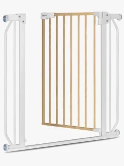 Sikkerhed|Lionelo Truus Slim Sikkerhedsgitter, White/Natural Hvid/Beige