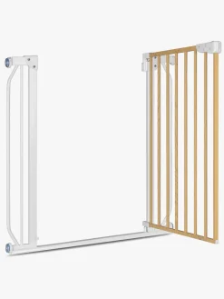 Sikkerhed|Lionelo Truus Slim Sikkerhedsgitter, White/Natural Hvid/Beige