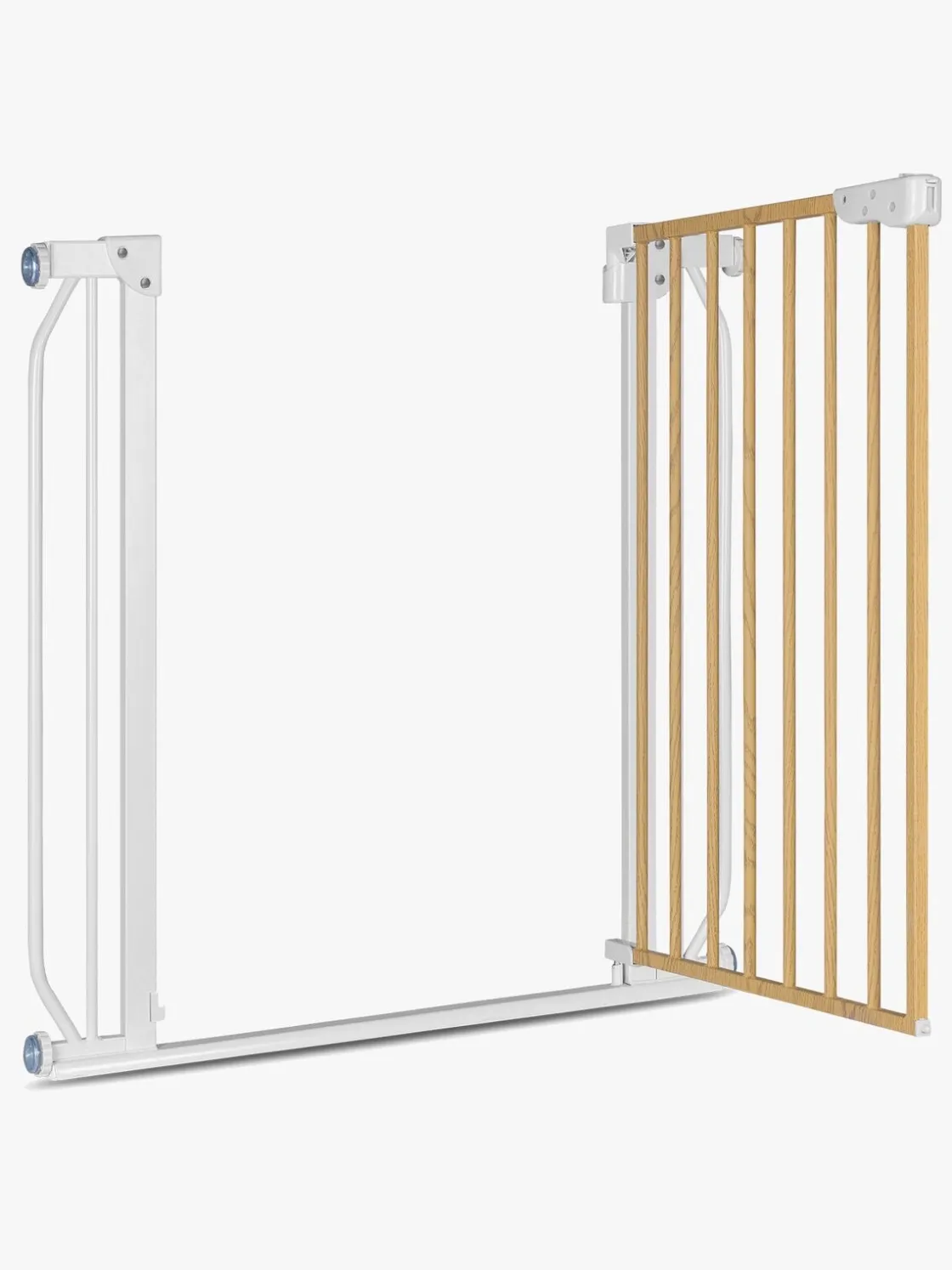 Sikkerhed|Lionelo Truus Slim Sikkerhedsgitter, White/Natural Hvid/Beige