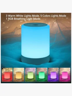 Lamper & Belysning|Lippa Colorful Touch Natlampe, Hvid