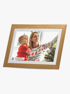 Interiør|Lippa Frameo Digital Fotoramme 10", Træ