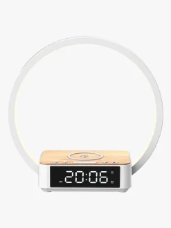 Interiør|Lippa Natlampe med Vækkeur, Hvid