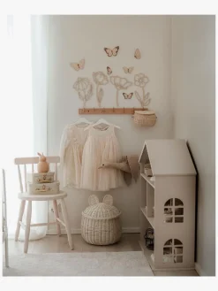 Børn Liswycina Interiør-Flowers & Butterflies Vægdekoration