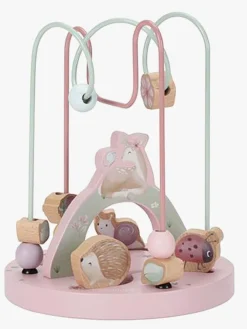 Trælegetøj|LittleDutch Little Dutch Fairy Garden Deer Kuglelabyrint Lyserød