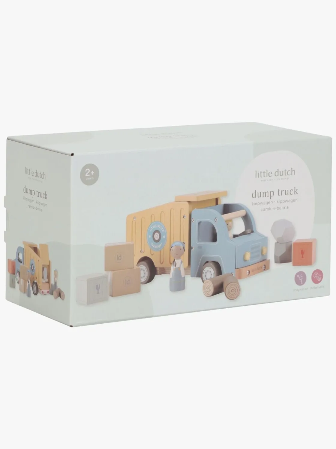 Legetøjsbiler & -Fartøjer|LittleDutch Little Dutch Skraldevogn med Figurer