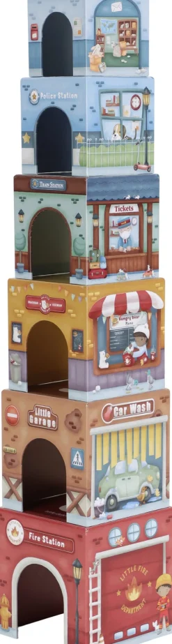 Babylegetøj|LittleDutch Little Dutch Stabeltårn med 6 Biler