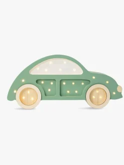 Børn LittleLights Lamper & Belysning-Little Lights Lampe Bil, Olive Leaf