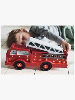 Lamper & Belysning|LittleLights Little Lights Lampe Brandbil Rød