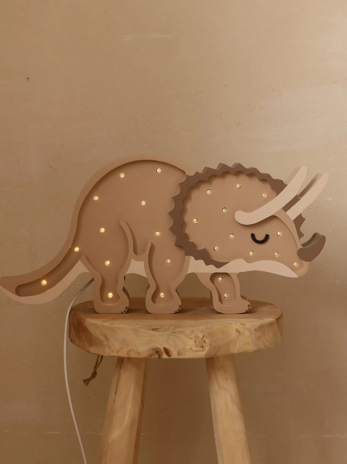 Børn LittleLights Lamper & Belysning-Little Lights Lampe Dino, Paleo Sand