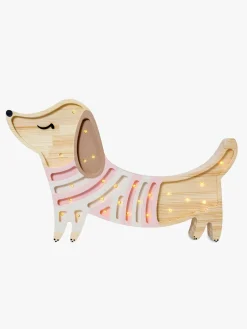 Lamper & Belysning|LittleLights Little Lights Lampe Hundehvalp, Strawberry Cream Lyserød