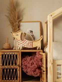 Lamper & Belysning|LittleLights Little Lights Lampe Hundehvalp, Strawberry Cream Lyserød