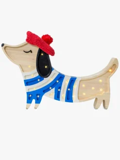 Lamper & Belysning|LittleLights Little Lights Lampe Hundehvalp, French Style Blå