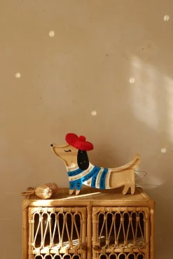 Lamper & Belysning|LittleLights Little Lights Lampe Hundehvalp, French Style Blå