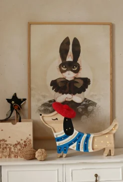 Lamper & Belysning|LittleLights Little Lights Lampe Hundehvalp, French Style Blå